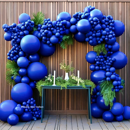 Kit Arche Ballon Mariage Bleu Roi — vue 4
