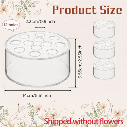 Lot de 6 vases ronds transparents — vue 6