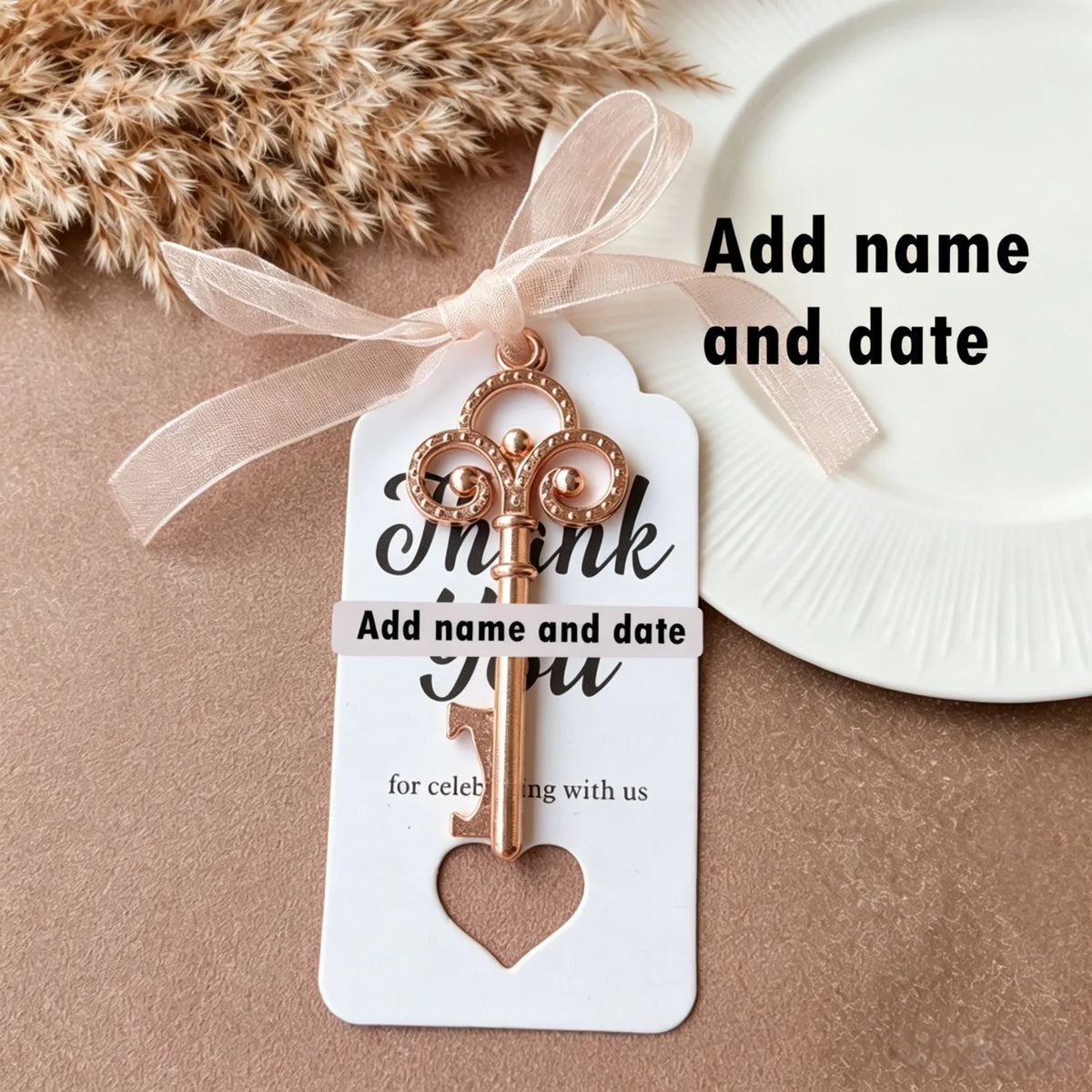 Cadeau invité mariage clé décapsuleur — vue 8