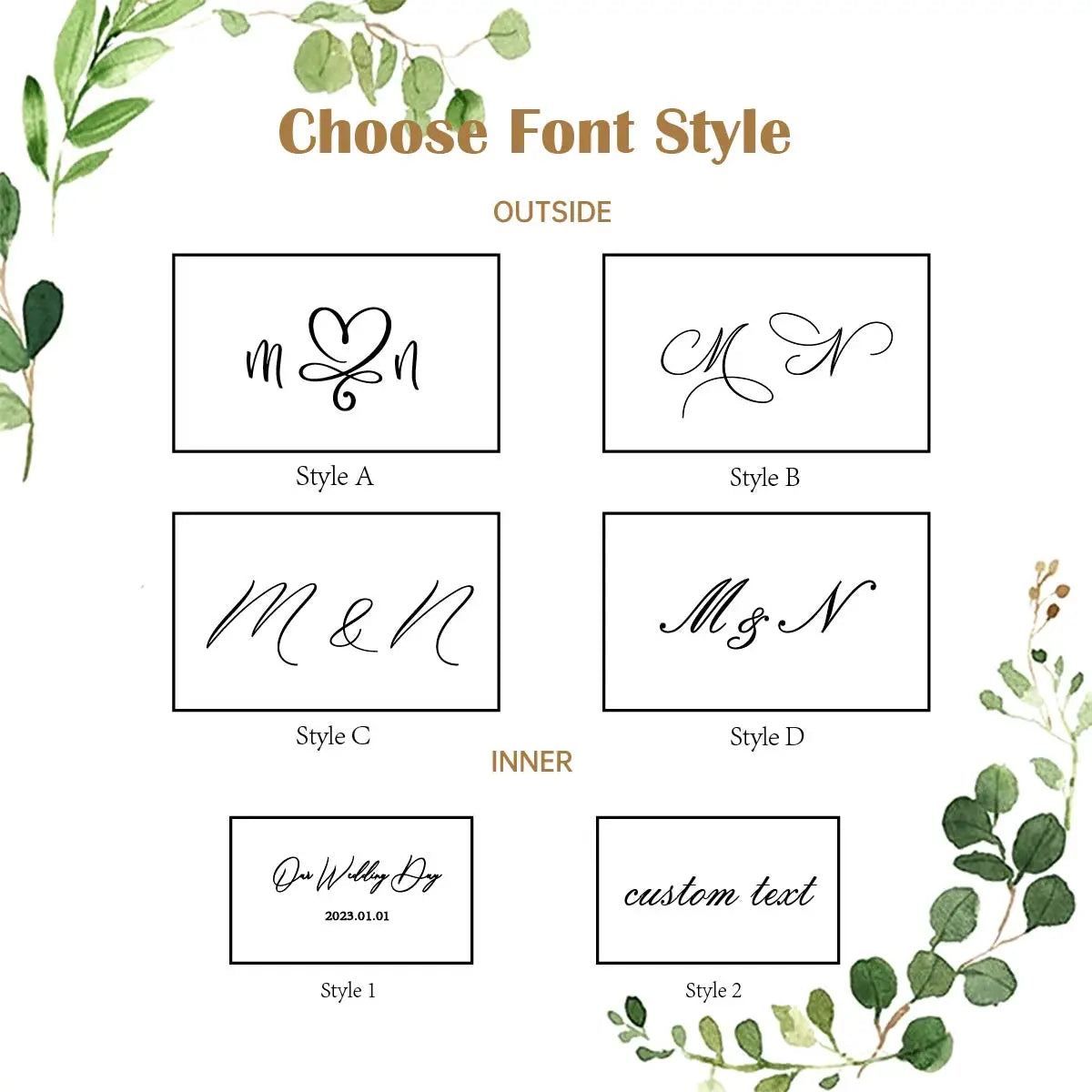 Boîte alliance velours monogramme beige