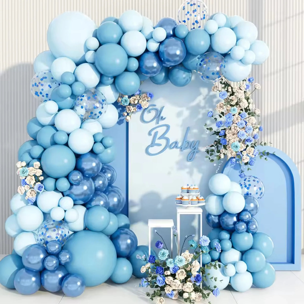 Kit Arche Ballon Mariage Bleu