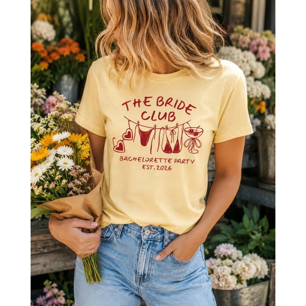 T-shirt EVJF The Bride Club 2026