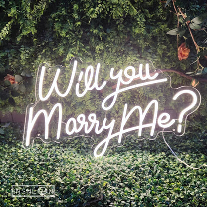 Néon LED Demande en Mariage — vue 5