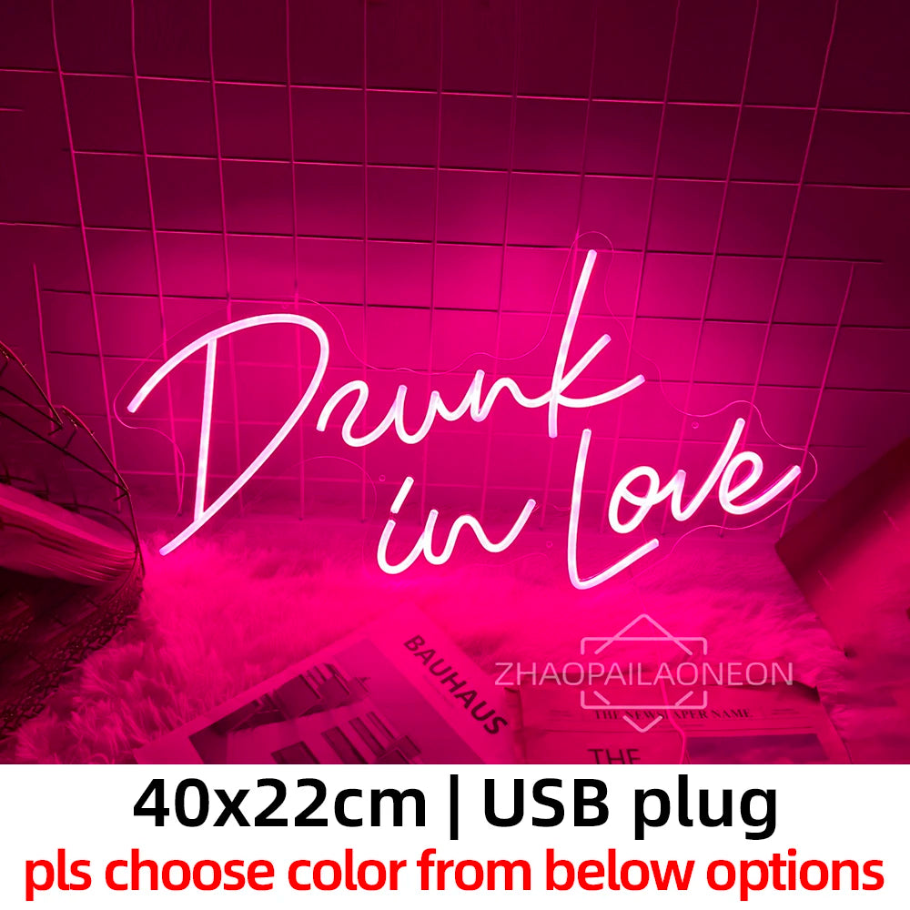 Néon Mariage LED USB Écriture Manuscrite — vue 7