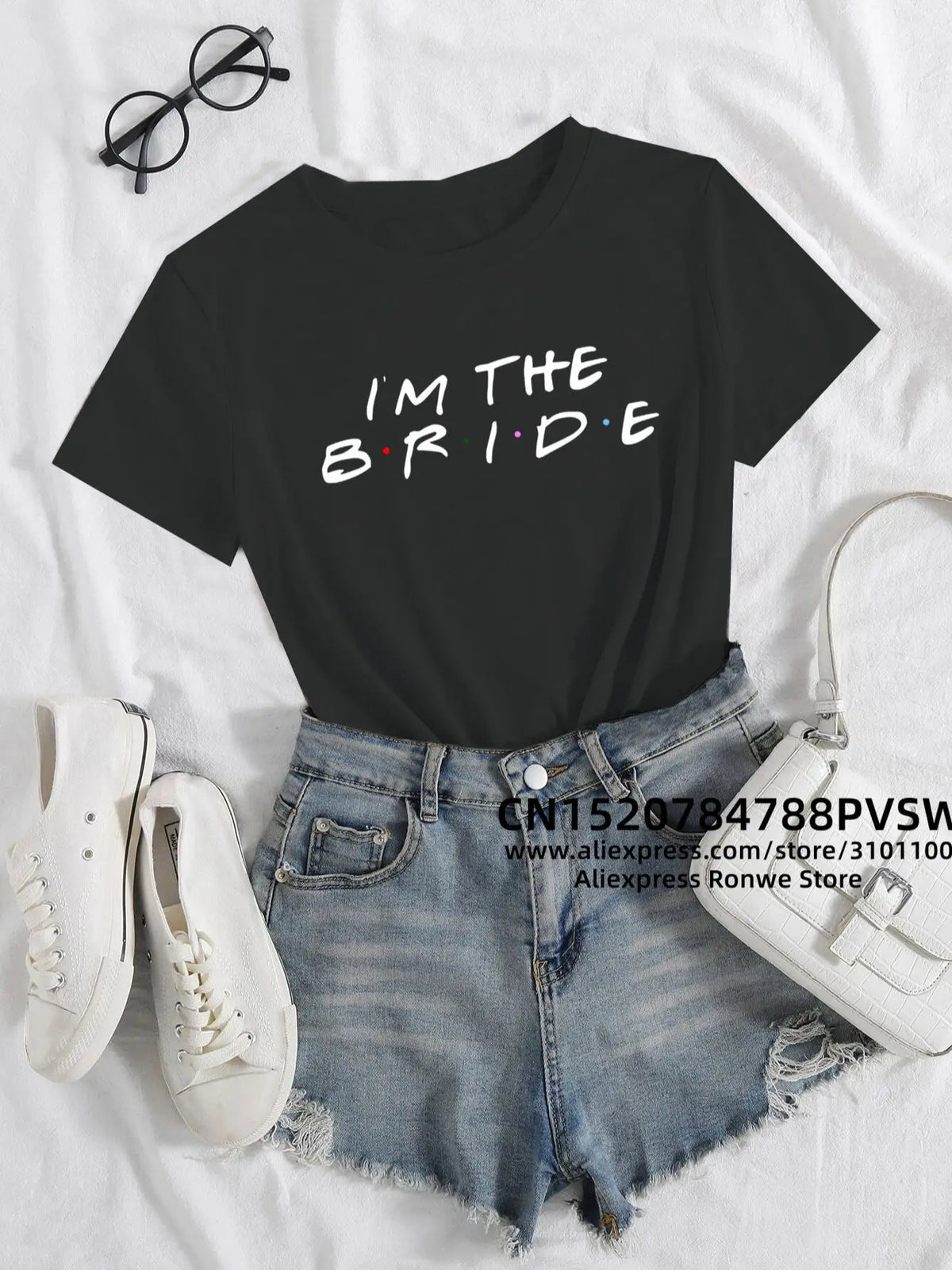T-shirt EVJF mariée I'm The Bride