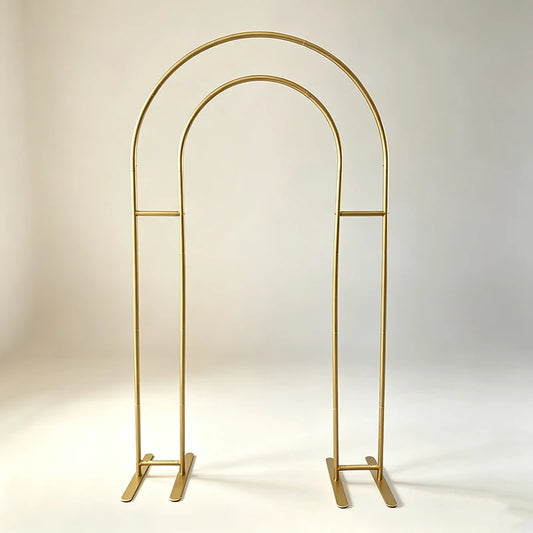 Arche Mariage Double Arceau Doré