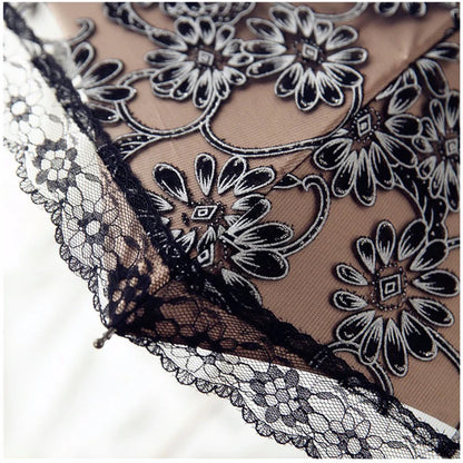 Ombrelle mariage pliante en dentelle