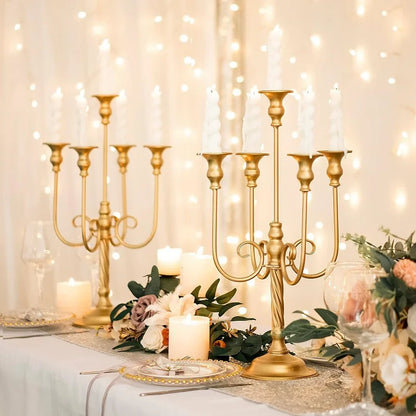 Grand Bougeoir Doré Mariage