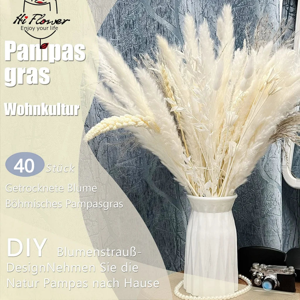 Grand Bouquet de Pampa Séchée Mariage — vue 3