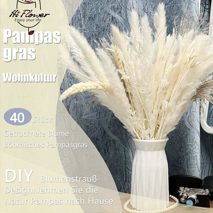 Grand Bouquet de Pampa Séchée Mariage — vue 3