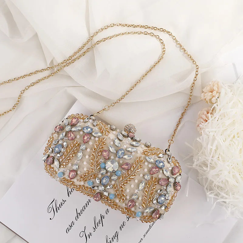Pochette de mariage luxe champagne — vue 5
