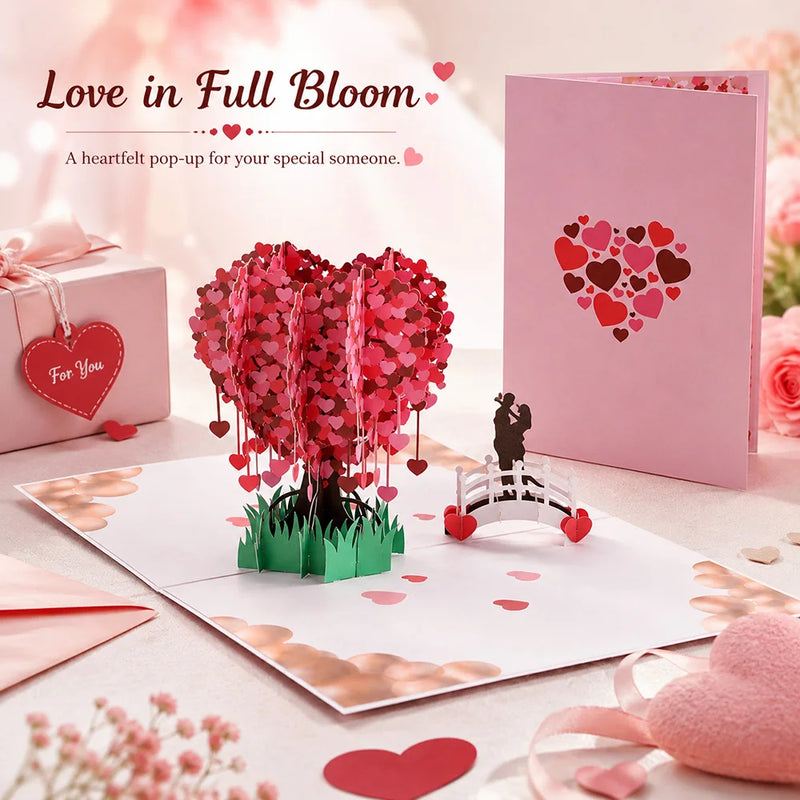 Carte Pop-Up 3D Fleurs et Mariage — vue 9