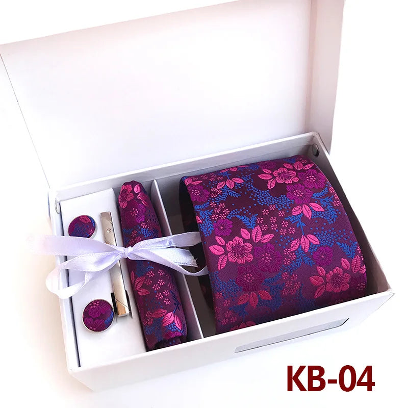 Coffret Cadeau Cravate Mariage Fleurie — vue 8