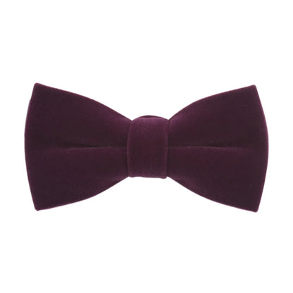 Nœud Papillon Mariage Velours Uni — vue 7