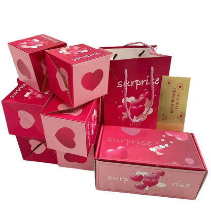 Urne mariage boîte surprise dépliante