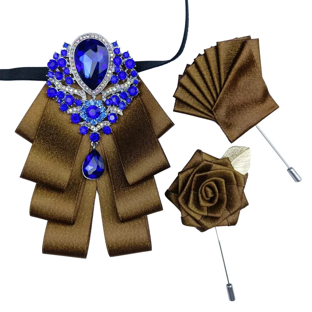 Nœud papillon mariage bijou et pochette — vue 19