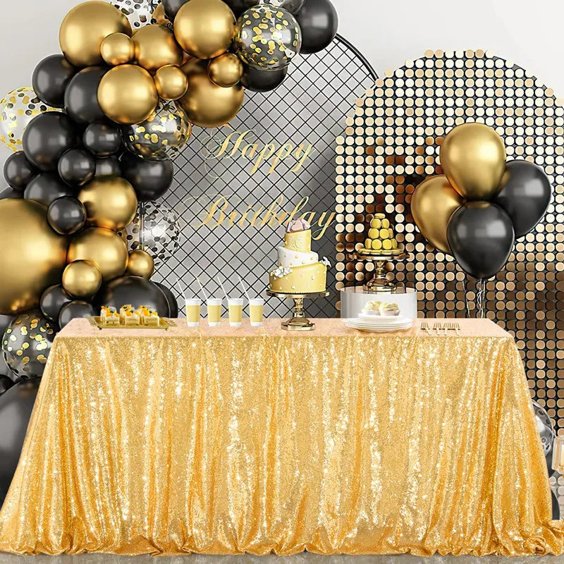 Nappe mariage à sequins scintillants