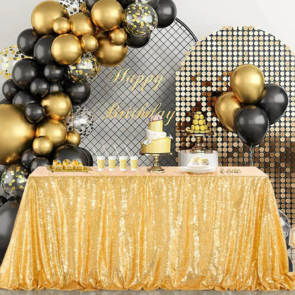 Nappe mariage à sequins scintillants