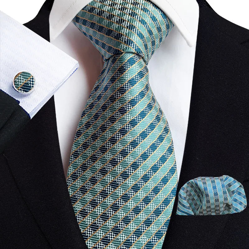 Cravate Mariage Homme et Pochette Assortie