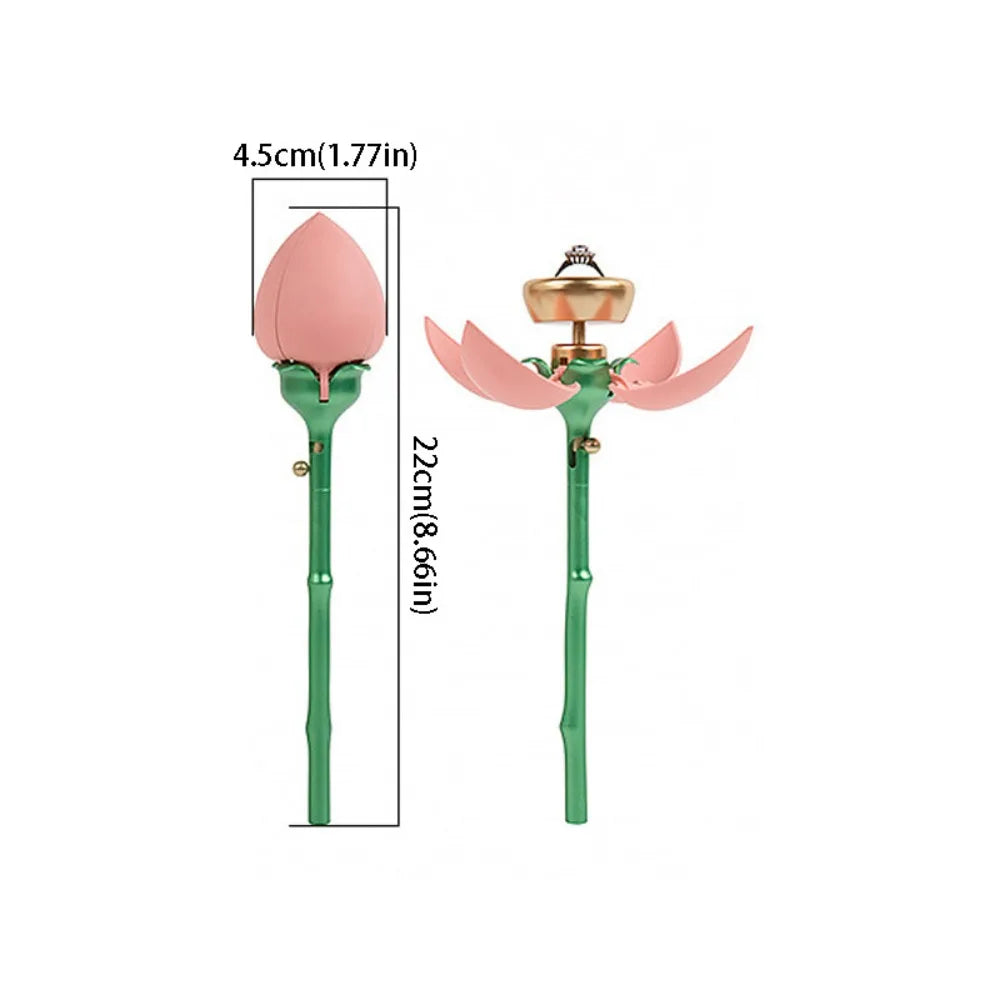 Boîte alliance en forme de rose — vue 7