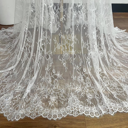 Traîne Amovible Mariée Dentelle Florale