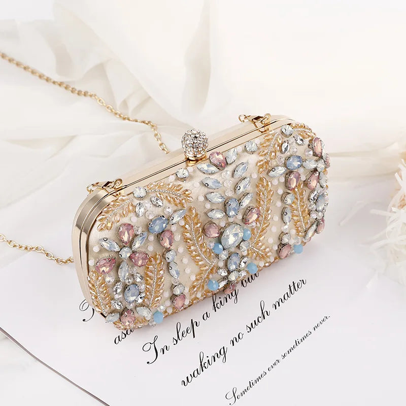 Pochette de mariage luxe champagne — vue 3