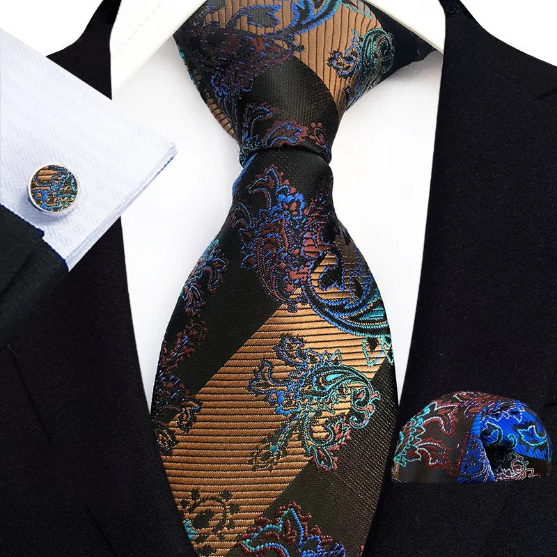Cravate Mariage Jacquard Trois Pièces — vue 19