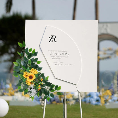 Guirlande Fleurs Artificielles Mariage Roses Eucalyptus — vue 5