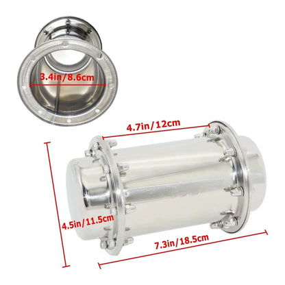 Capsule temporelle mariage en inox gravée — vue 2