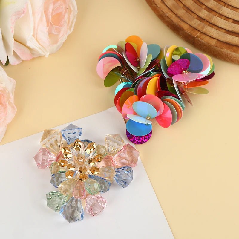 Bijoux de Chaussures Fleurs à Clipser