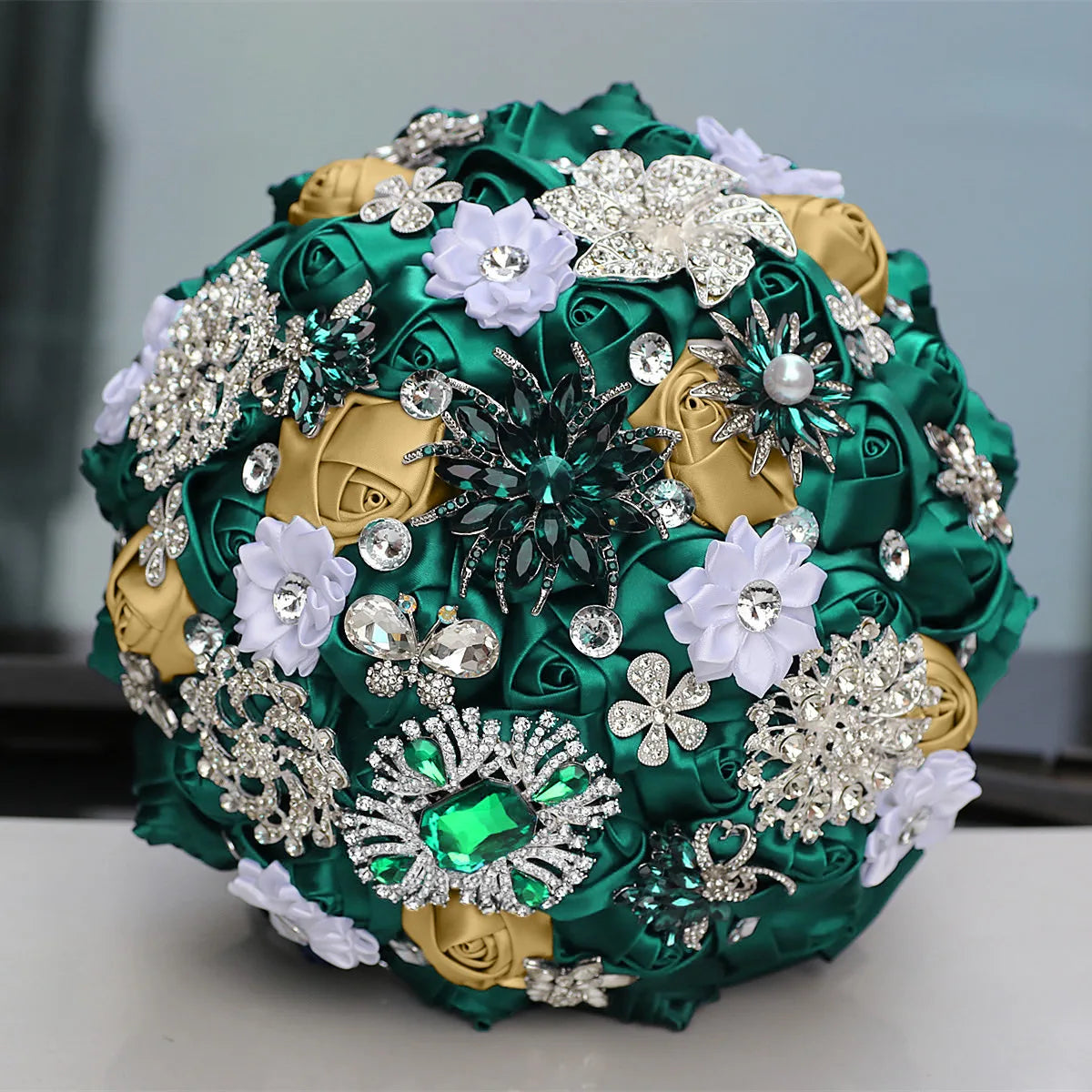 Bouquet de Mariée Broche Papillon
