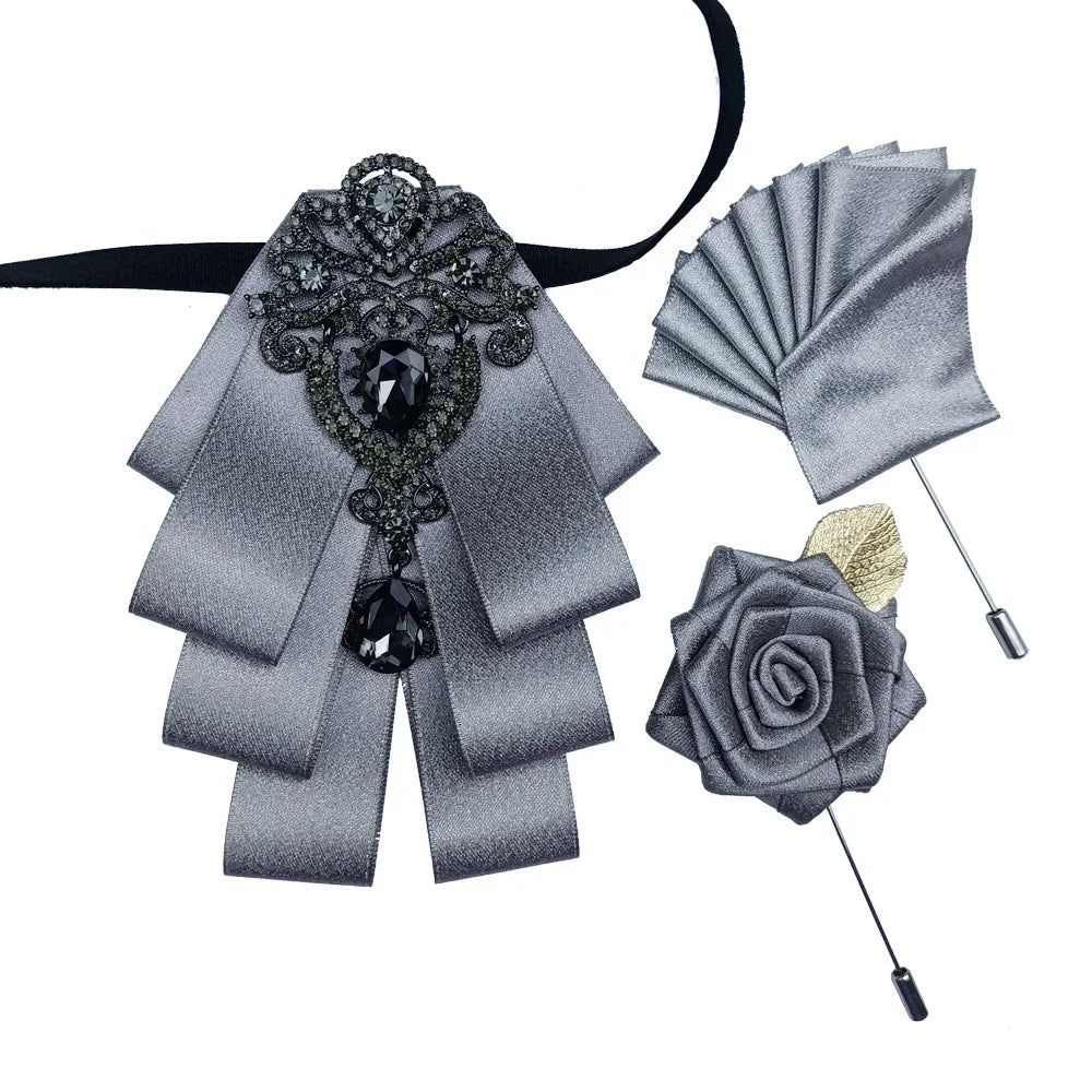 Nœud papillon mariage bijou et pochette — vue 11