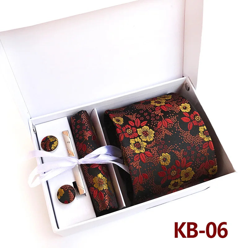 Coffret Cadeau Cravate Mariage Fleurie — vue 10