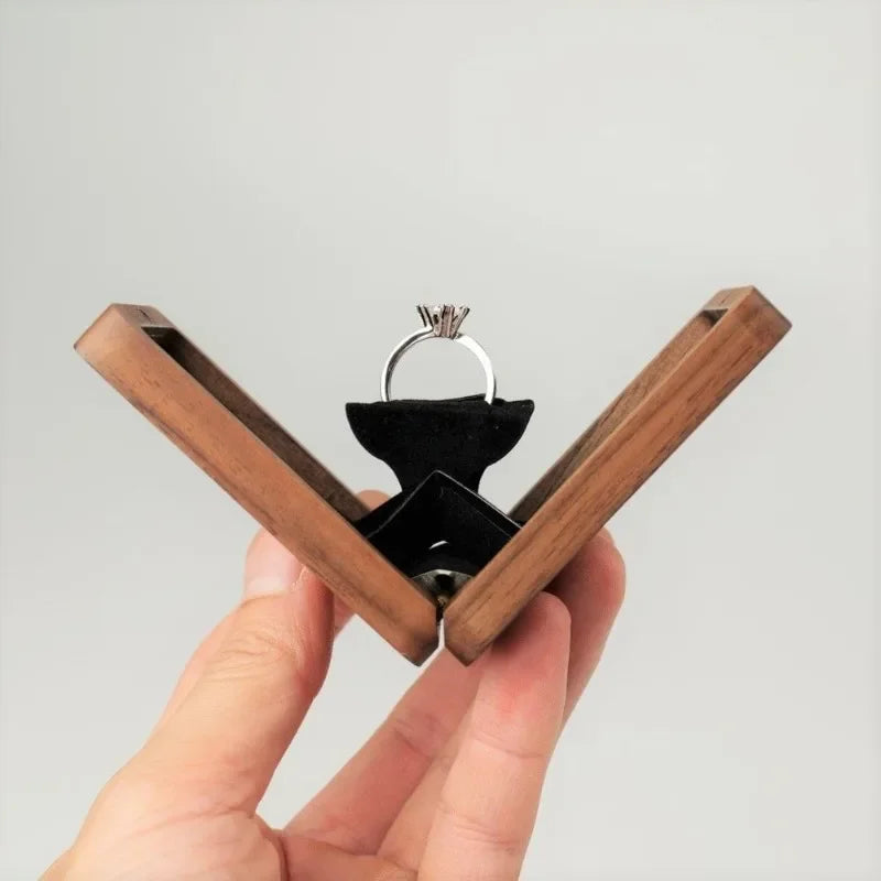 Boîte alliance bois massif rotative — vue 2
