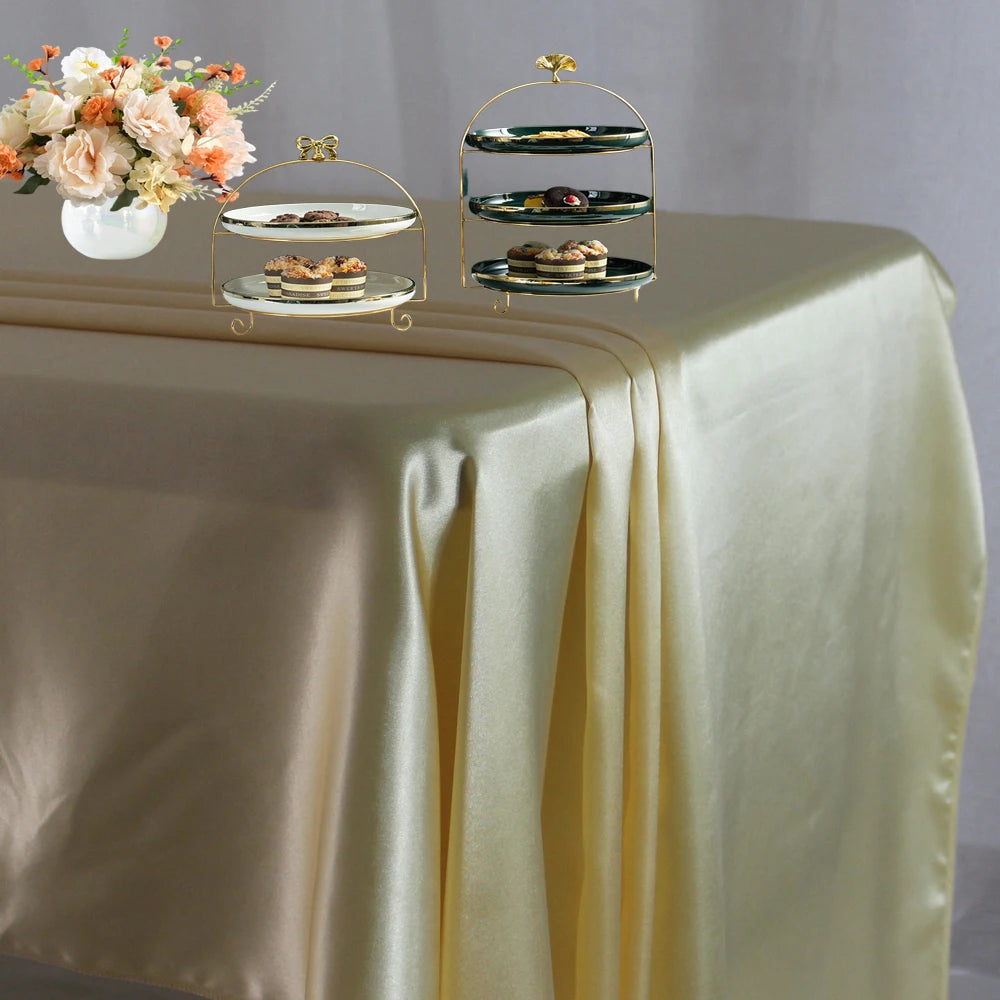 Nappe Satin Mariage Réutilisable