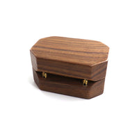 Boîte alliance noyer polygonale vintage — vue 4