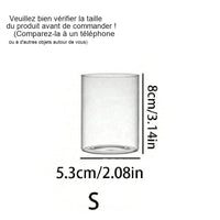 Bougeoir Mariage Photophore en Verre — S (8 cm)