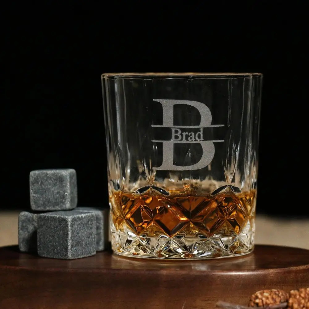 Verre à whisky gravé cadeau témoin — vue 3
