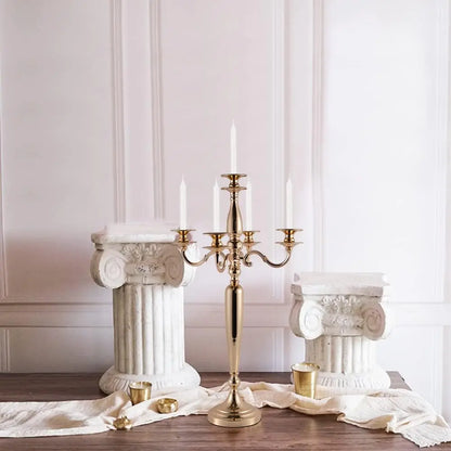 Chandelier Mariage 5 Branches sur Pied