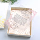 Faire-part mariage acrylique transparent personnalisé