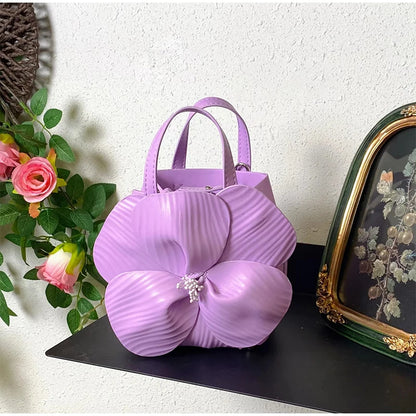 Sac à Main Fleuri Mariée