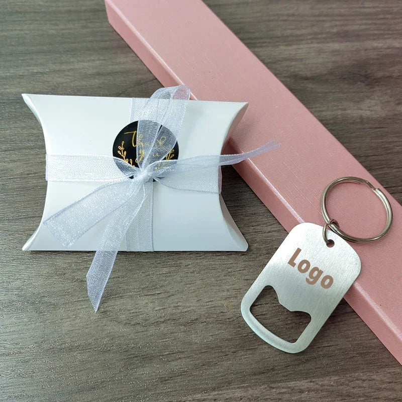Cadeau Invité Mariage Porte-clés Décapsuleur Personnalisé