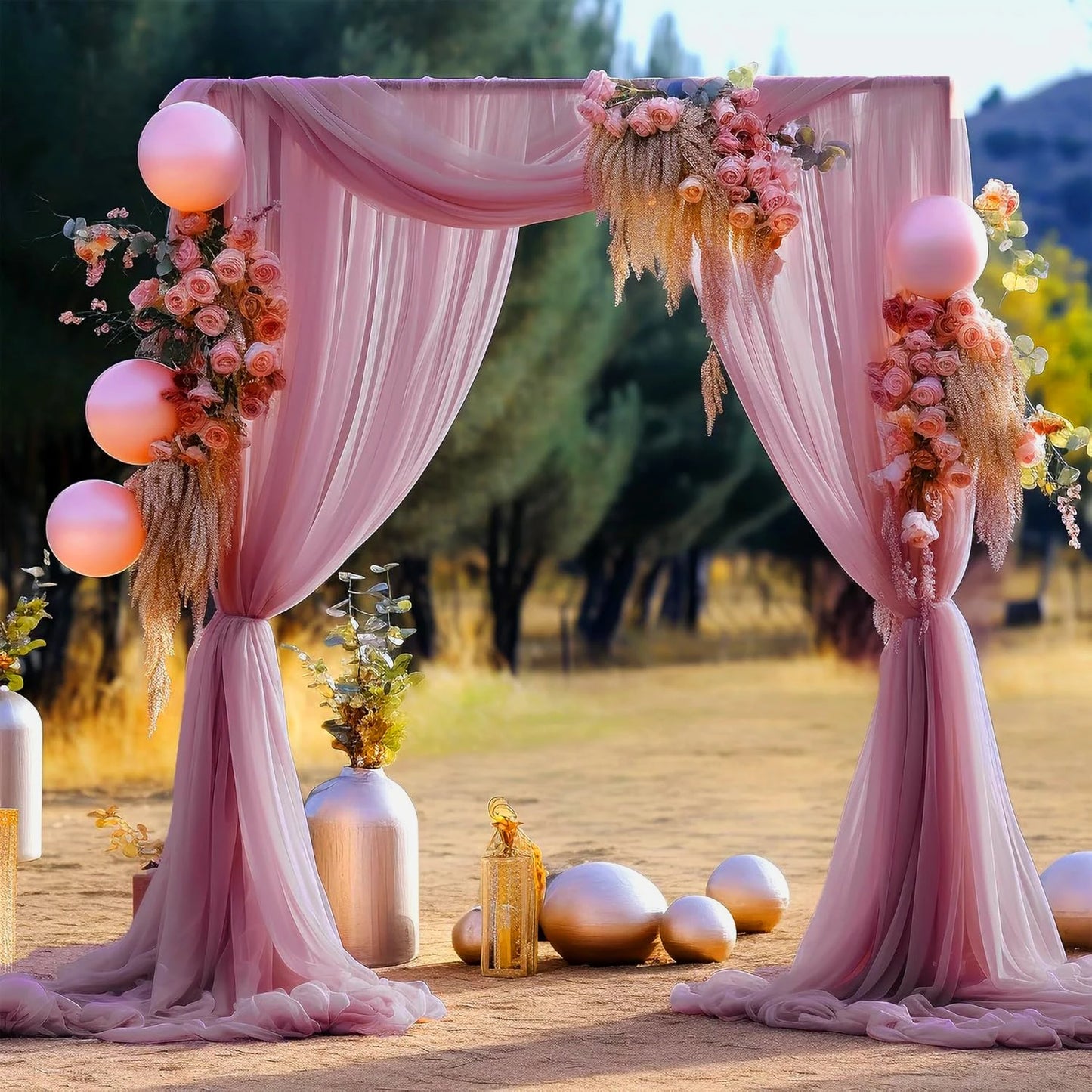 Tissu Arche Mariage Voile Cérémonie