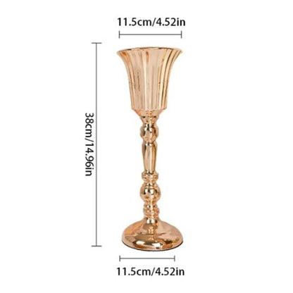 Vase Doré Centre de Table Mariage — vue 9