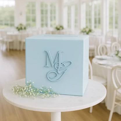 Urne mariage acrylique personnalisée 25 cm