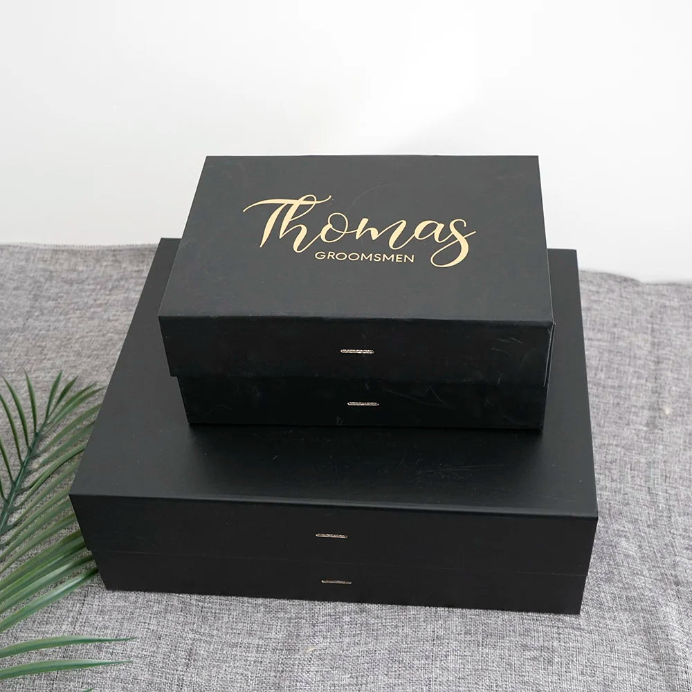 Boîte Noire Témoin Homme Personnalisée — vue 5