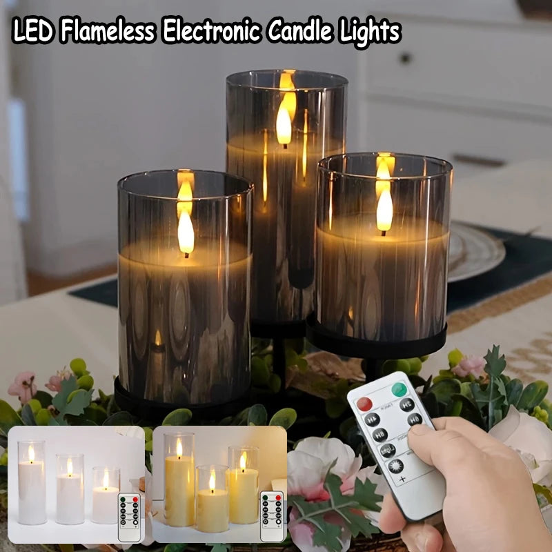 Bougies LED Acrylique Mariage