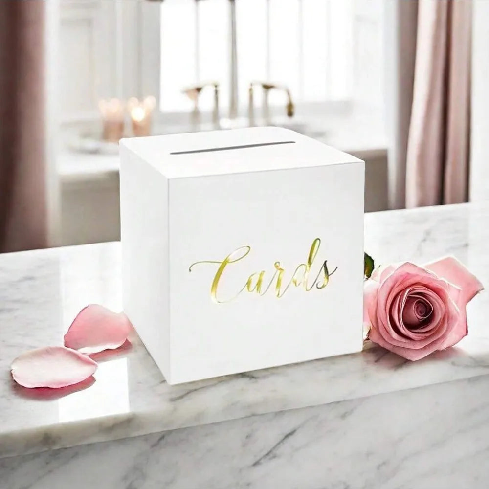Urne mariage boîte à cartes élégante