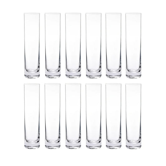 Vases Cylindre Verre Lot de 12