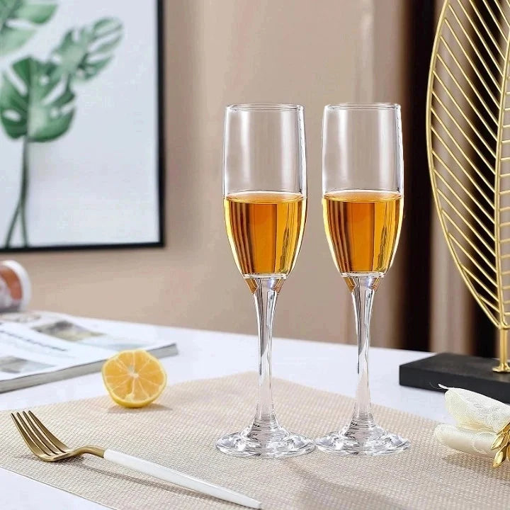 Duo de Flûtes à Champagne Personnalisées Mariés
